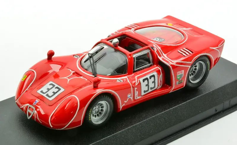 ALFA ROMEO 33.2 N.33 6 H WATKINS GLEN 1968 KWECH-MARTINO 1
