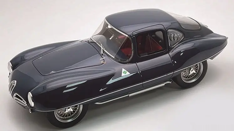 ALFA ROMEO C52 DISCO VOLANTE COUPE 1973 BLU APPENNINO 1