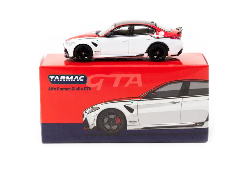Alfa Romeo Giulia GTA Red / White - Tarmac Works - Scala 1/64 T64G-TL031-RW
