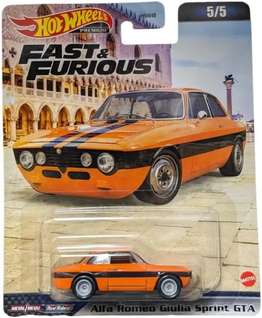 Alfa Romeo Giulia Sprint GTA Fast & Furious - Hot Wheels Premium - Scala 1/64