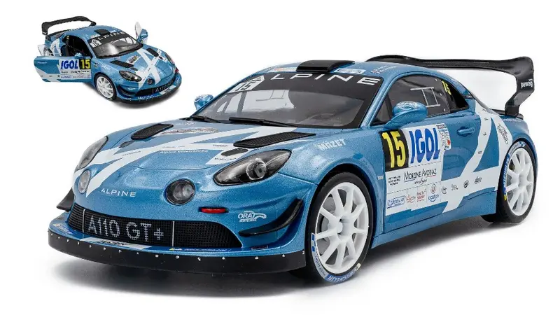 ALPINE A110 RGT N.15 RALLY MONT BLANC 2024 R.ASTIER-D.GIRAUDET 1