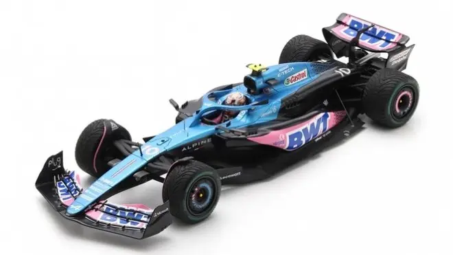 ALPINE A523 N.10 3rd DUTCH GP 2023 PIERRE GASLY WITH PIT BOARD 1