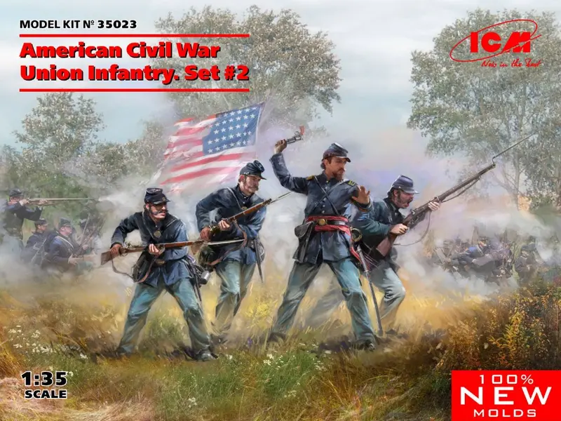 AMERICAN CIVIL WAR UNION INFANTRY SET 2 KIT 1