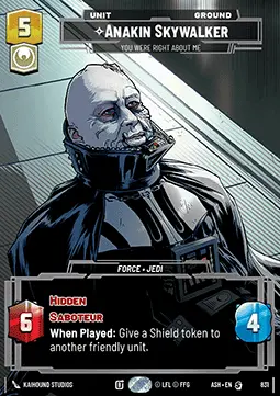 Anakin Skywalker, Avevi Ragione Nei Miei Riguardi - Ceneri dell'Impero
