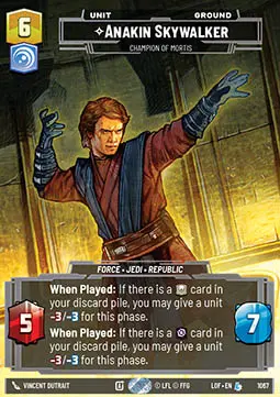 Anakin Skywalker, Champion of Mortis - Leggende della Forza