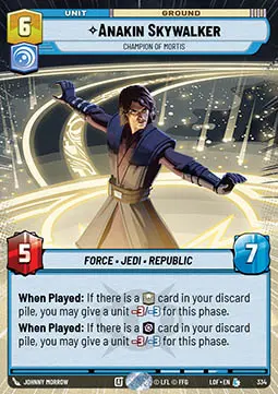 Anakin Skywalker, Champion of Mortis - Leggende della Forza