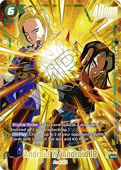 Android 17 / Android 18 (FB01-078) - Unnumbered Promos [Fusion World] (Super Rare) [FWUP-FB01-078]