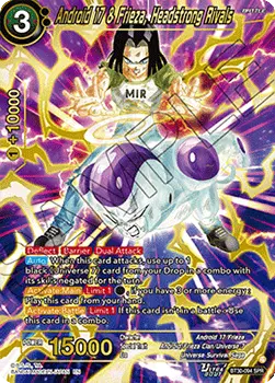 Android 17 & Frieza, Headstrong Rivals - Three Glorious Fighters (Special Rare) [BT30-094]