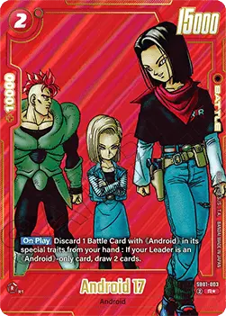 Android 17 (SB01-003) - Manga Booster 01 [Fusion World] (Alternate Art) [SB01-003]