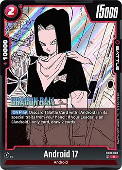 Android 17 (SB01-003) - Manga Booster 01 [Fusion World] (Rare) [SB01-003]