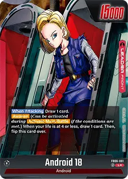 Android 18 // Android 18 (FB06-001) - Rivals Clash [Fusion World] (Alternate Art) [FB06-001]