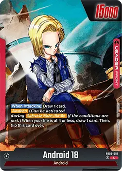 Android 18 // Android 18 (FB06-001) - Rivals Clash [Fusion World] (Leader) [FB06-001]