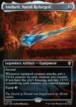 Andúril, Narsil Reforged - Lo Hobbit