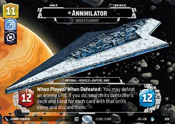 Annihilator, Ammiraglia Di Tagge - Salto nell'Iperspazio