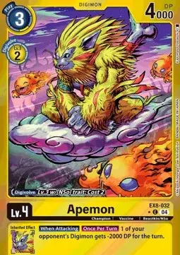 Apemon (EX8-032) - Chain of Liberation (Alternative Art) [EX-08-032]