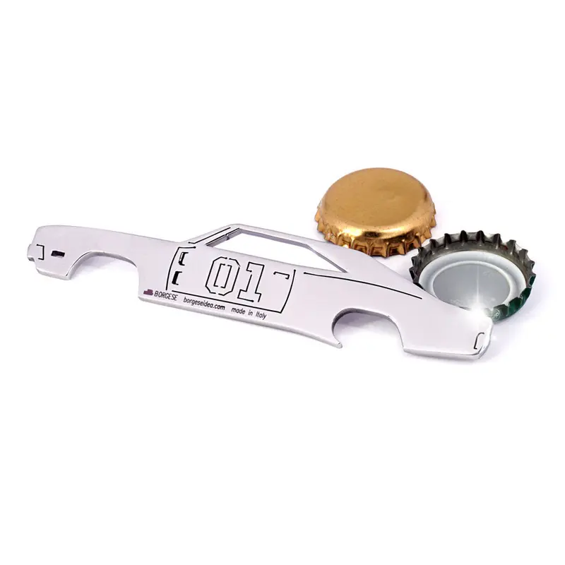 Apribottiglia Dodge General Lee 1969 Acciaio Inox Lucido Cod. S143A075