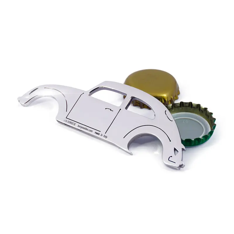 Apribottiglia Volkswagen Beetle Acciaio Inox Lucido Cod. S143A049