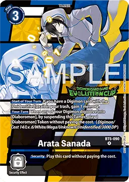 Arata Sanada (BT5-090) - Special Tournament Promos (Alternative Art) [STP-BT5-090]