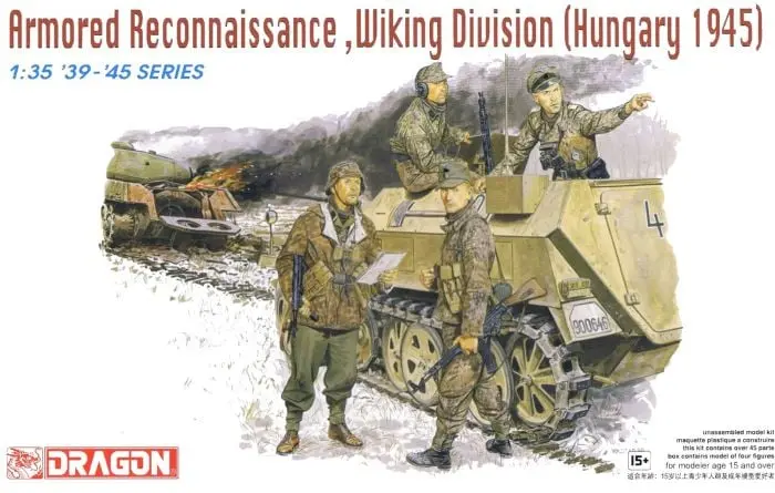 ARMORED RECONAISSANCE WIKING DIV.HUNGARY 1945 KIT 1