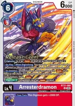 Arresterdramon (BT21-066) - Promos