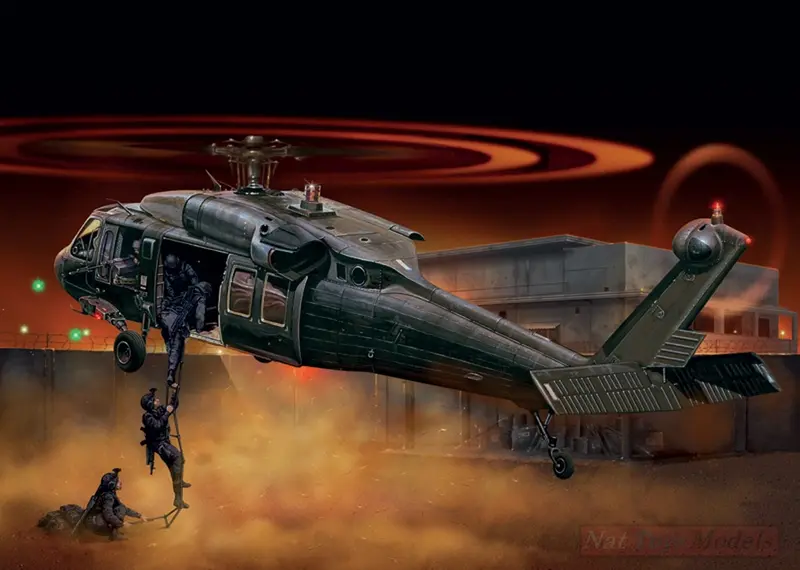 ASSEMBLY KIT COMPATIBLE WITH ELICOTTERO UH-60/MH-60 BLACK HAWK KIT 1