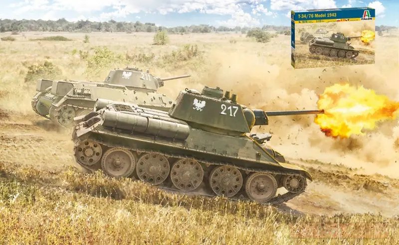 ASSEMBLY KIT COMPATIBLE WITH T-34/76 MOD.43 KIT 1