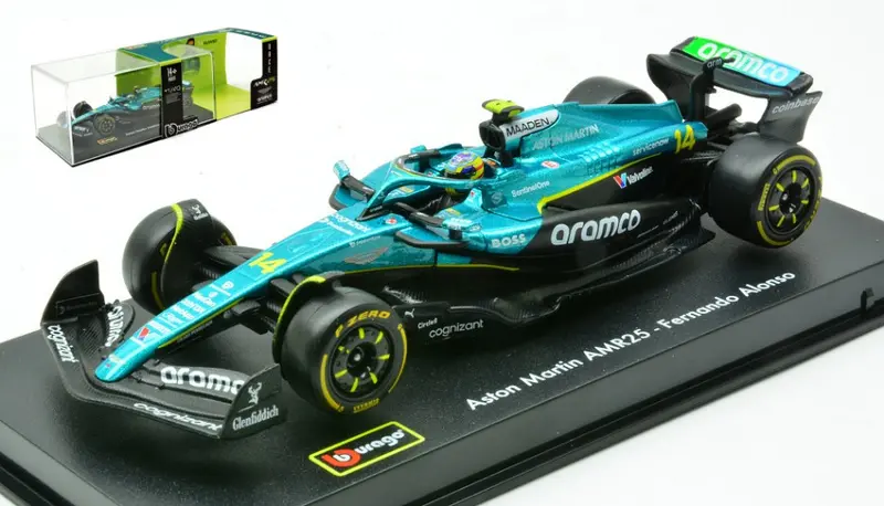 ASTON MARTIN AMR 25 N.14 2025 FERNANDO ALONSO SIGNATURE 1