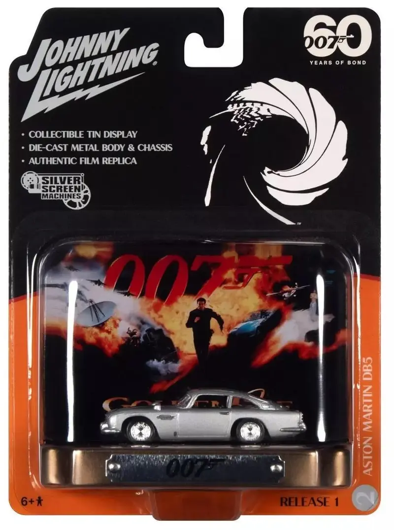 Aston Martin DB5 James Bond 007 "Golden Eye" - Johnny Lightning - Scala 1/64