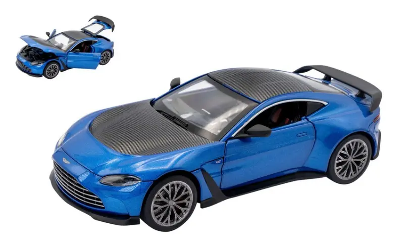 ASTON MARTIN V12 VANTAGE BLUE/CARBON 1