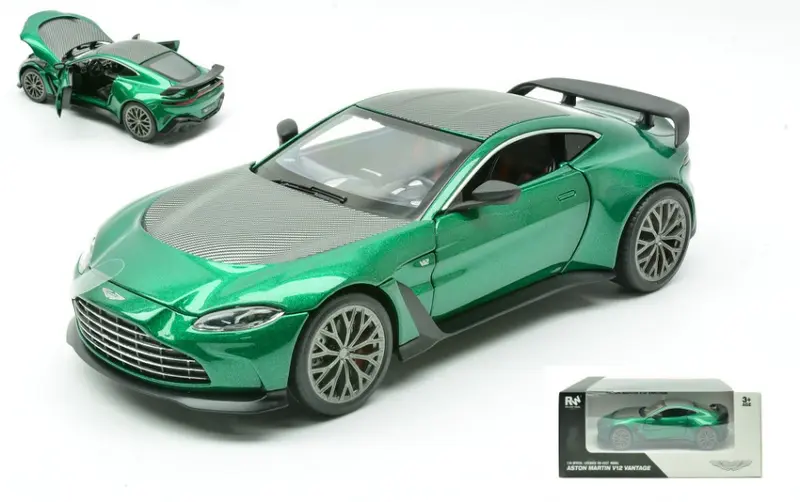 ASTON MARTIN V12 VANTAGE GREEN/CARBON 1