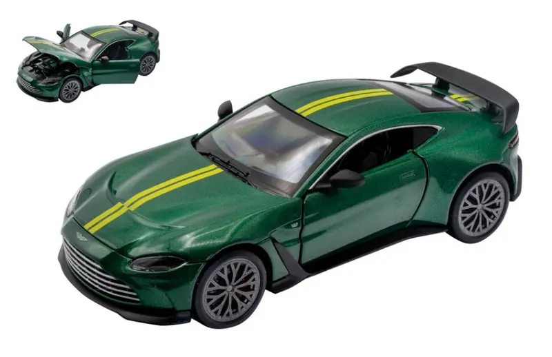 ASTON MARTIN V12 VANTAGE GREEN W/YELLOW STRIPES 1