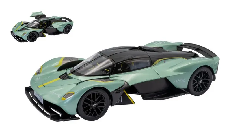 ASTON MARTIN VALKYRIE N.001 METALLIC LIGHT GREEN 1