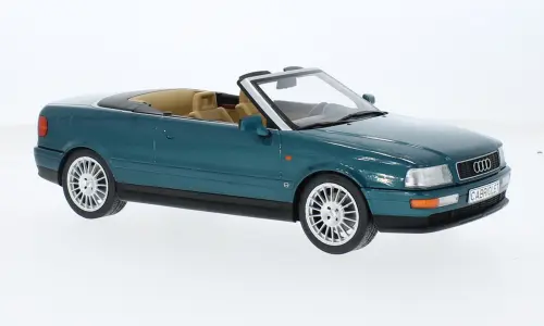 AUDI CABRIOLET 1991 BLUE-GREEN 1
