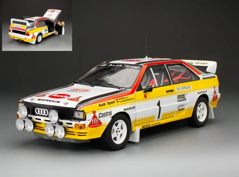 AUDI QUATTRO A2 N.1 WINNER RALLY MONTE CARLO 1984 ROHRL-GEISTDORFER 1