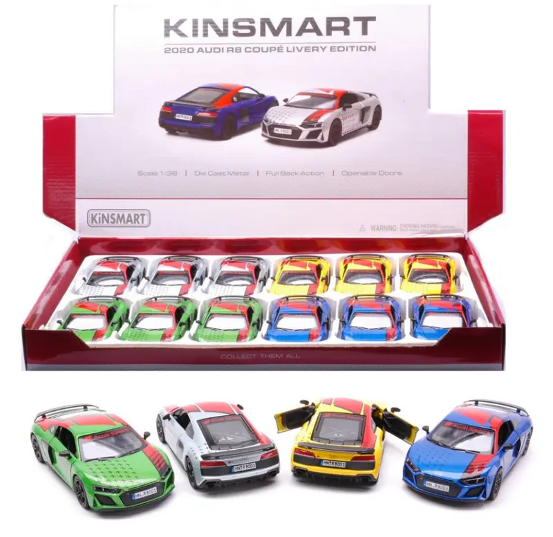 AUDI R8 COUPE' LIVERY EDITION COL.ASS.cm 12 1