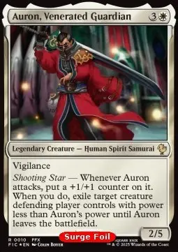 Auron, Venerated Guardian - Commander