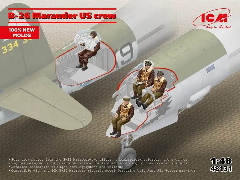 B-26 MARAUDER US CREW KIT 1