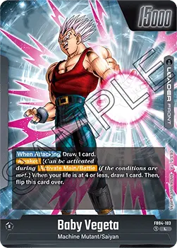 Baby Vegeta // Super Baby 2 (FB04-103) - Ultra Limit [Fusion World] (Leader) [FB04-103]