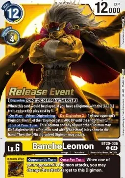BanchoLeomon (BT20-036) - Promos
