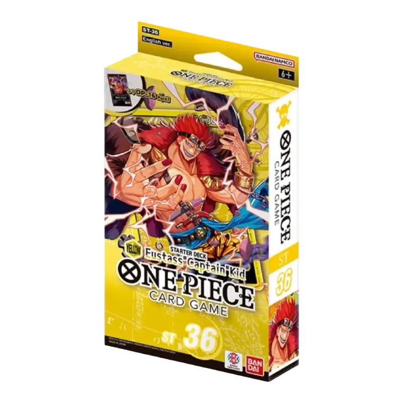 Bandai One Piece Card Game Starter Deck ST - 36 Yellow Eustass "Captain" Kid JAP | Drop Esclusivo