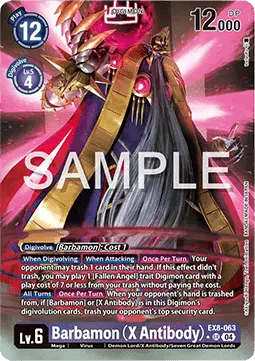 Barbamon (X Antibody) (EX8-063) - Chain of Liberation (Alternative Art) [EX-08-063]