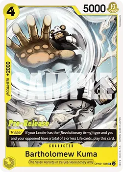 Bartholomew Kuma (OP09-108) - Promos