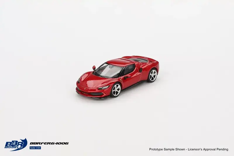BBR Models - Ferrari 296 GTB Rosso Imola - Scala 1/64 BBRFER64006