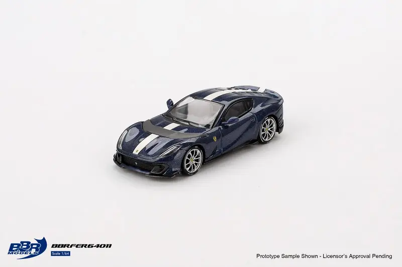 BBR Models - Ferrari 812 Competition Blu Tour De France - Scala 1/64 BBRFER64011