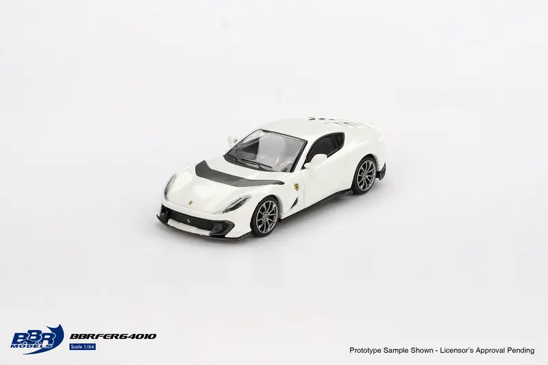 BBR Models - Ferrari 812 Competizione Bianco Avus 2024 - Scala 1/64 BBRDIE64010