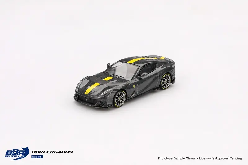 BBR Models - Ferrari 812 Competizione Grigio Competizione 2024 - Scala 1/64 BBRDIE64009