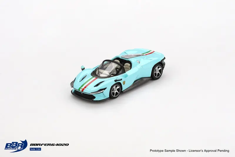 BBR Models - Ferrari Daytona SP3 Light Blue 2024 - Scala 1/64 BBRDIE64020 EAN 8055598830272