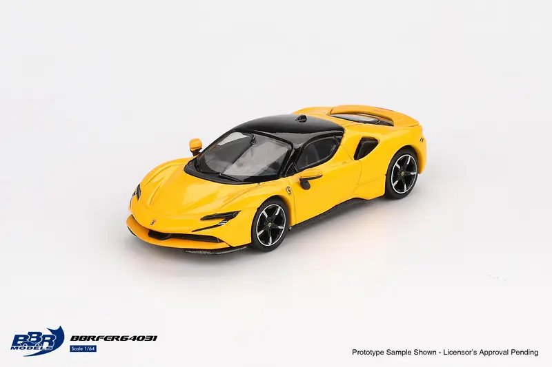 BBR Models - Ferrari SF90 Giallo Modena 2024 - Scala 1/64 BBRFER64031