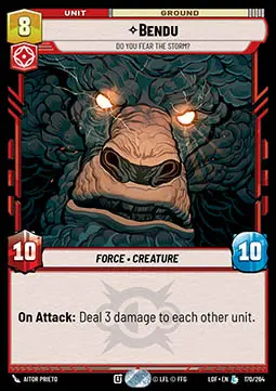Bendu, Temi Tu La Tempesta? - Leggende della Forza (Legendary) [LOF-170]
