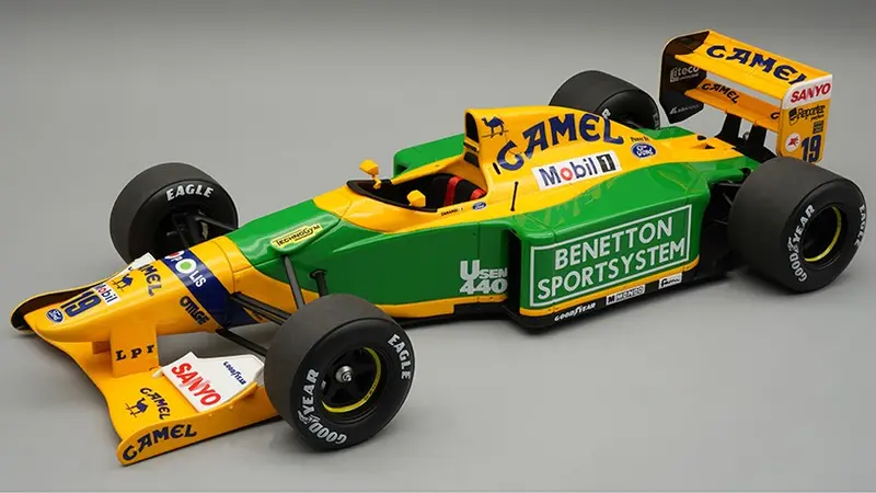 BENETTON B192 N.19 TEST CAR BARCELLONA 1992 A.ZANARDI 1